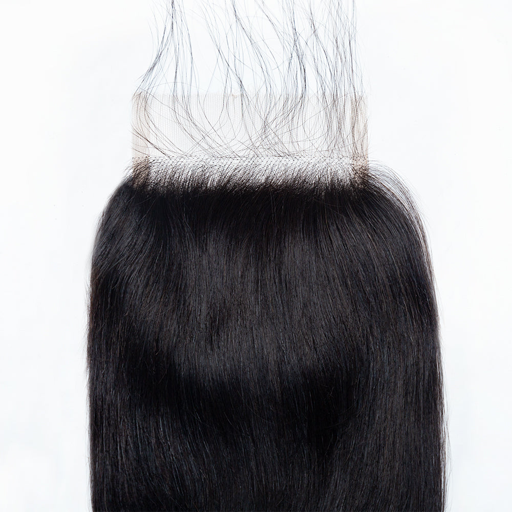 Straight 4x4 HD Lace Human Hair Closure