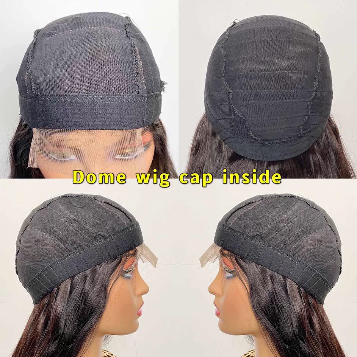 Virgin Hair Deep Wave 6X6 HD Lace Closure Wig 200% Density