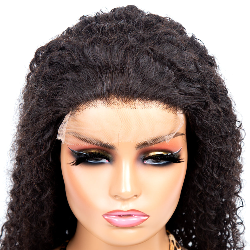 Virgin Hair Curly Hair 6X6 HD Lace Closure Wig 200% Density