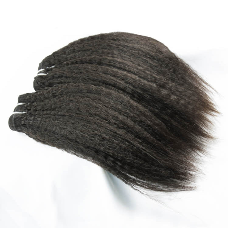 Raw Kinky Straight Hair 3 Bundle Deal