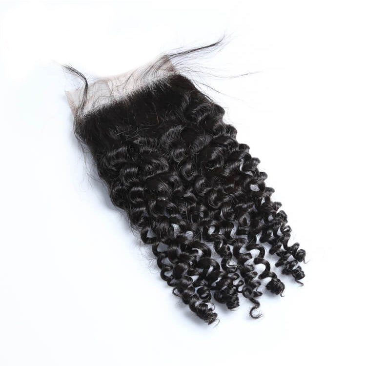 Curly Hair 4x4 HD Lace Human Hair Closure