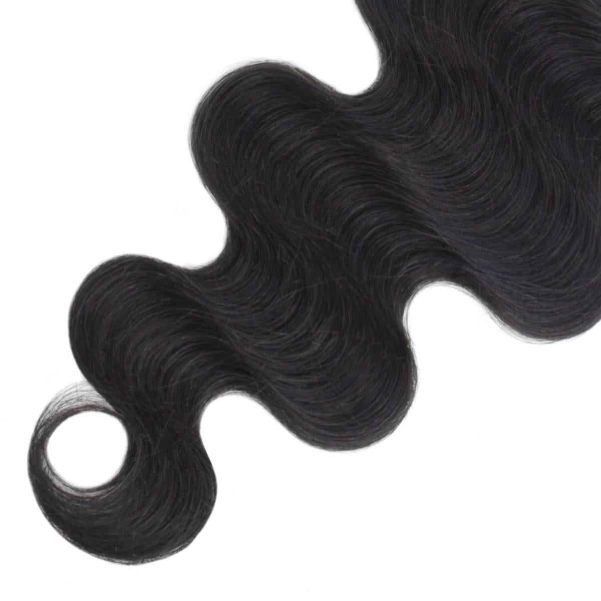 LUSSOBYSB Body Wave 5x5 HD Lace Human Hair Closure with a defined wave pattern, perfect for adding luxurious volume and movement to your hairstyle. This HD lace closure is a best seller, ideal for protective styling with its undetectable finish. Important tags include body wave, bodywavehdlacefrontal, frontals, HD Closure, HD closures, hd lace, Lace Closure.