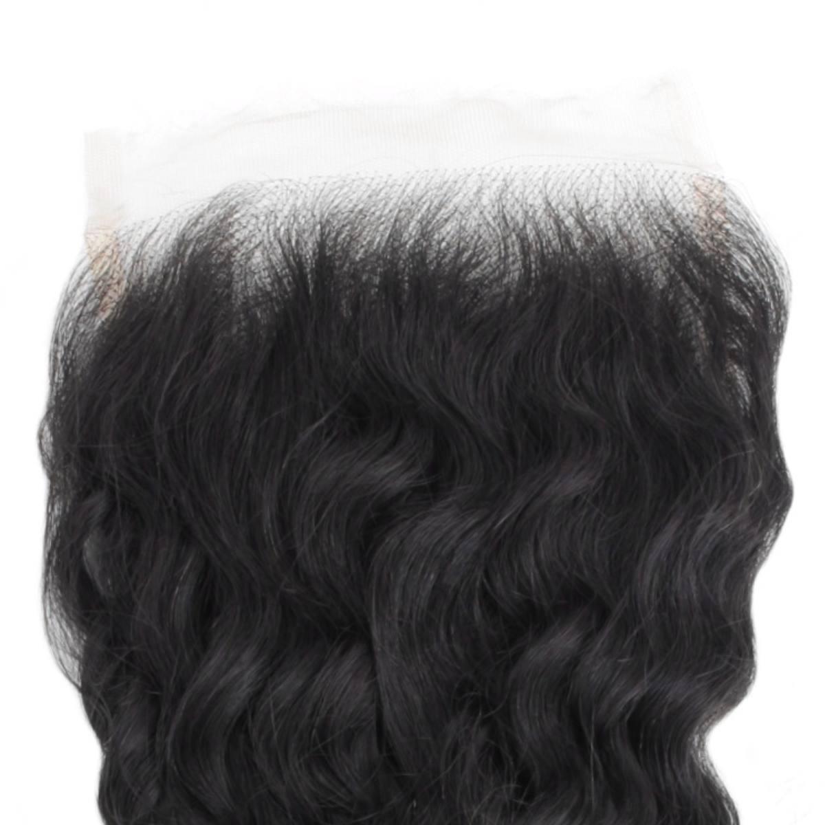 Deep Wave 5x5 HD Lace  Raw Unprocessed Human Hair Closure