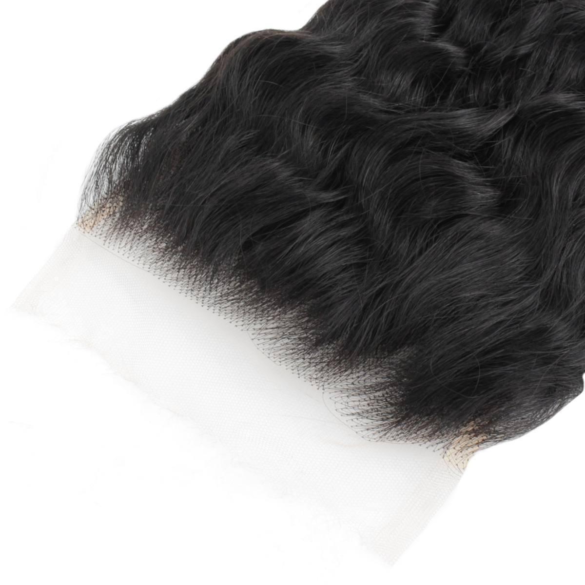 Deep Wave 5x5 HD Lace  Raw Unprocessed Human Hair Closure