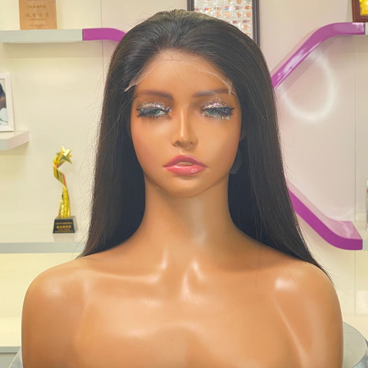 Virgin Hair Straight Hair 6X6 HD Lace Closure Wig 200% Density