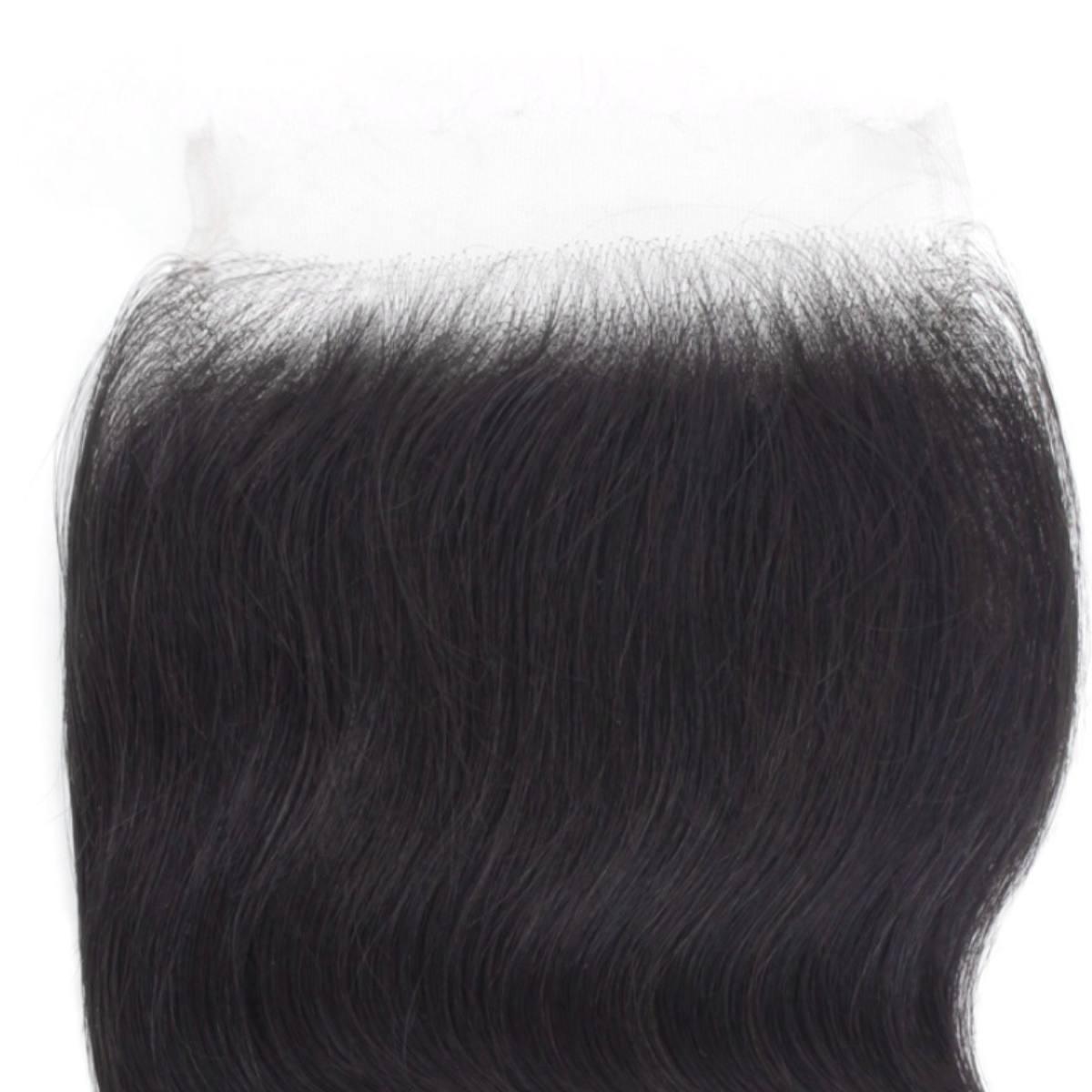 LUSSOBYSB Body Wave 5x5 HD Lace Human Hair Closure showcasing a natural-looking texture with beautiful waves, perfect for installing a seamless, scalp-like finish. This 5x5 closure is a best seller in the body wave style, ideal for weaves and wigs, featuring HD lace for an undetectable look. Keywords include body wave, bodywavehdlacefrontal, frontals, HD Closure, HD closures, hd lace, Lace Closure.