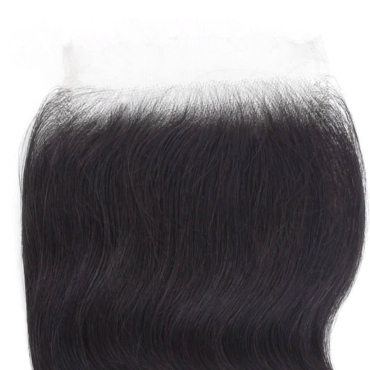 LUSSOBYSB Body Wave 5x5 HD Lace Human Hair Closure showcasing a natural-looking texture with beautiful waves, perfect for installing a seamless, scalp-like finish. This 5x5 closure is a best seller in the body wave style, ideal for weaves and wigs, featuring HD lace for an undetectable look. Keywords include body wave, bodywavehdlacefrontal, frontals, HD Closure, HD closures, hd lace, Lace Closure.