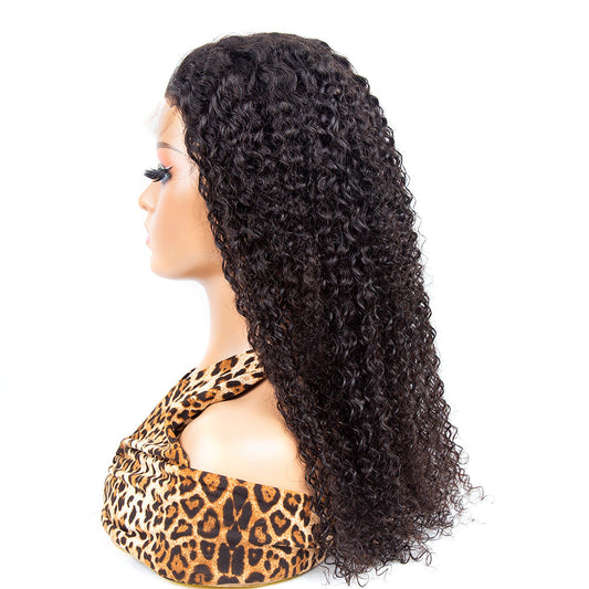 Virgin Hair Curly Hair 6X6 HD Lace Closure Wig 200% Density