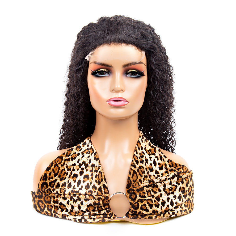Virgin Hair Curly Hair 6X6 HD Lace Closure Wig 200% Density