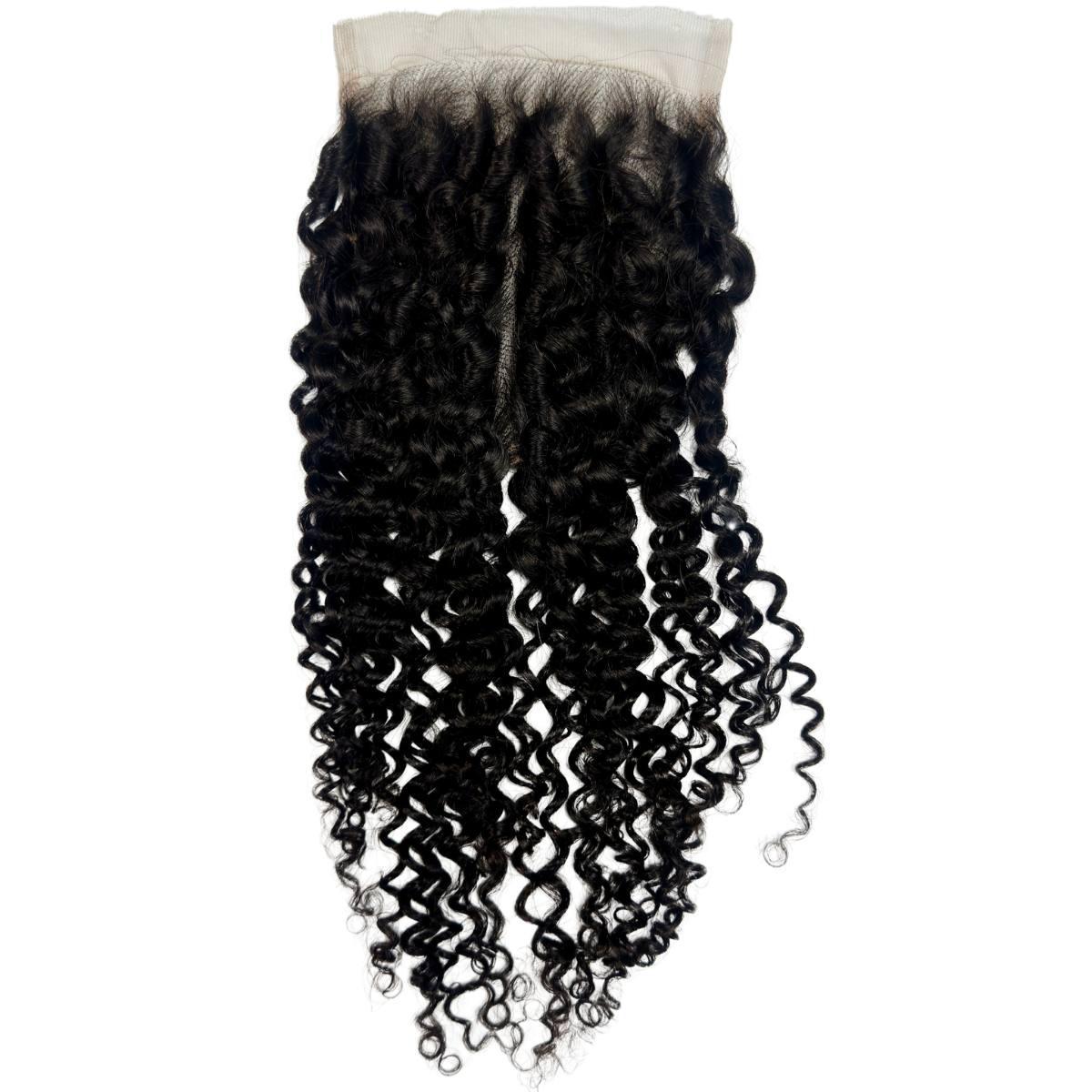 Kinky Curly 5x5 HD Lace  Raw Unprocessed Human Hair Closure