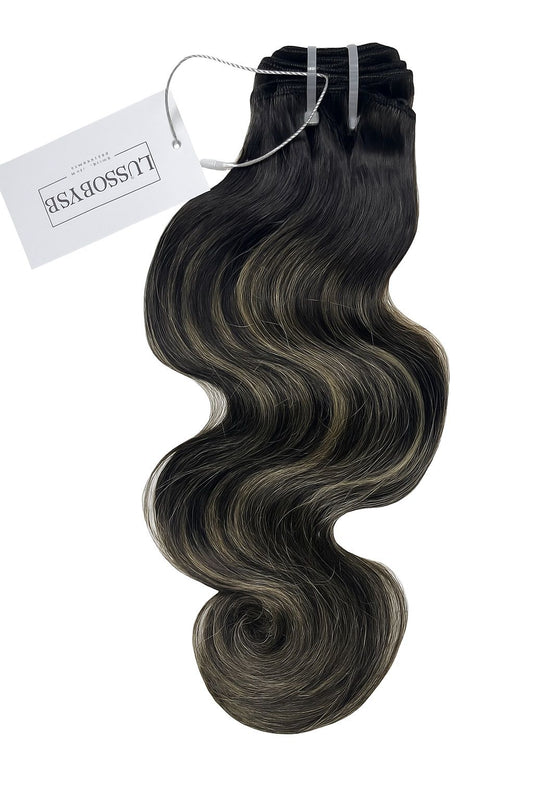 Golden blonde Body Wave Pre-highlighted Hair Bundles