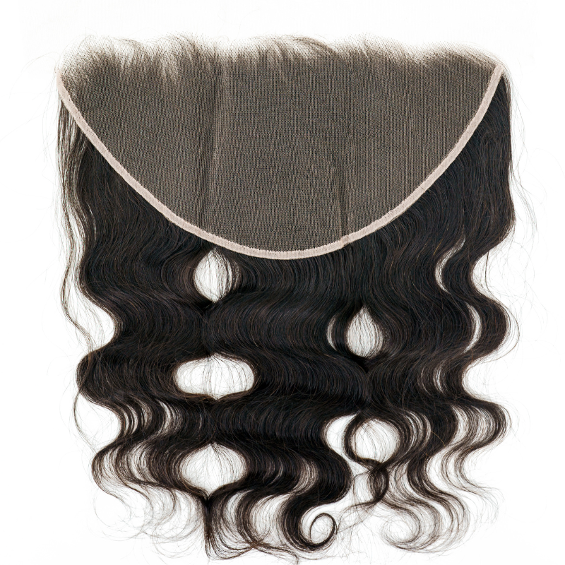 Detailed view of the Body Wave 13x6 Lace Front Wig by LUSSOBYSB, featuring beautiful body wave texture and a secure lace design.