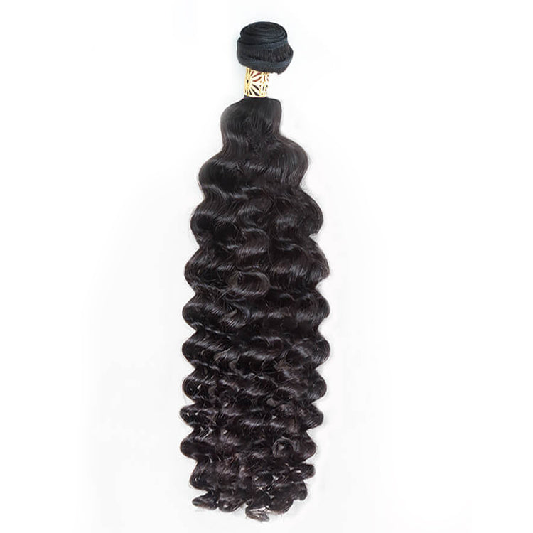 1 PCS Deep Wave Raw Hair Bundles Top Quality